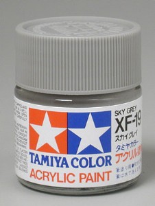 TAMIYA 壓克力系水性漆 23ml 天空灰色 XF-